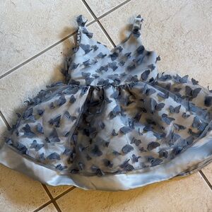 Grey Tulleen Flower Girl Dress 4